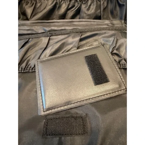 LUCA VERGANI Black Make Up Travel Hard Case Bag w/ Strap - Picture 9 of 11